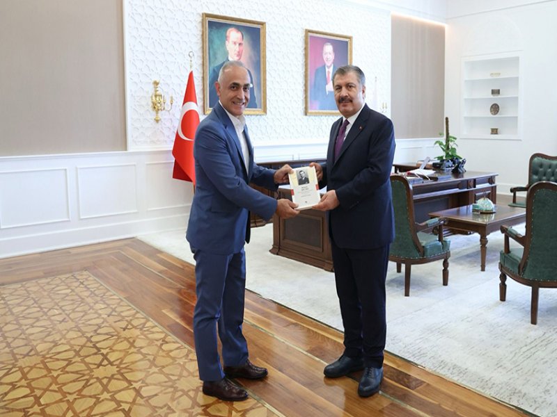 Visit to Our Minister of Health, Mr. Fahrettin Koca