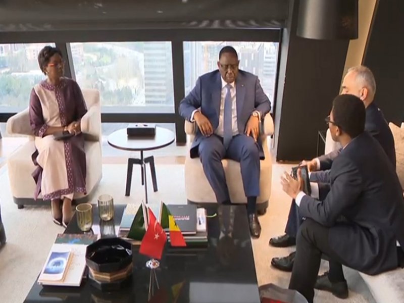 Meeting with Senegalese President Macky Sall in Türkiye