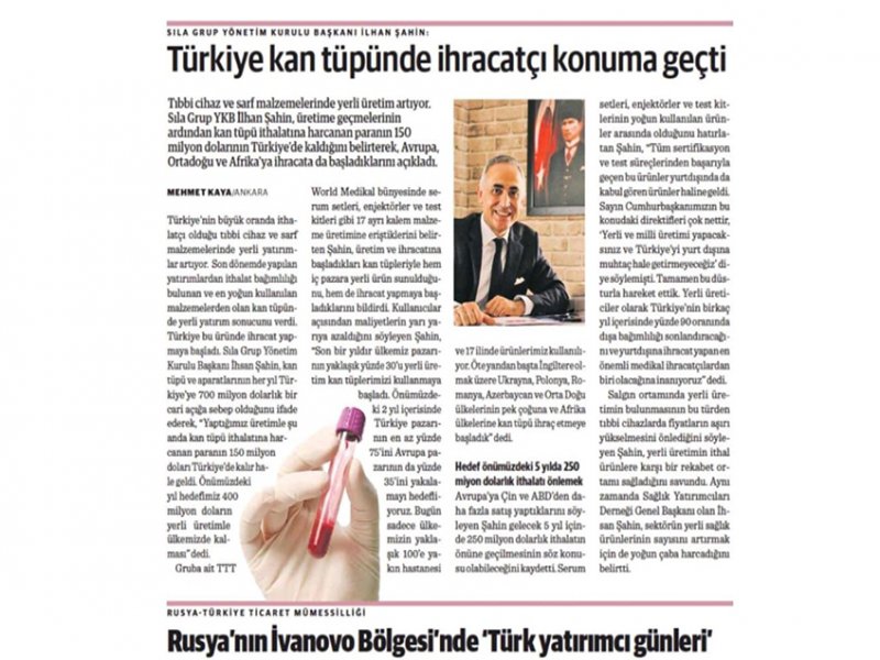 Dr. İhsan Şahin’s Statements Featured in the National Press