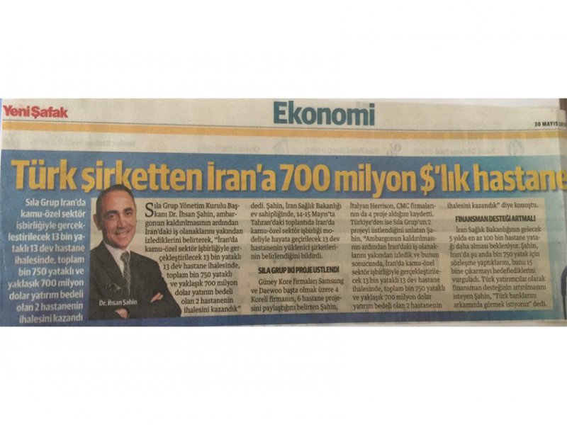 Investment in Iran by a Turkish Company