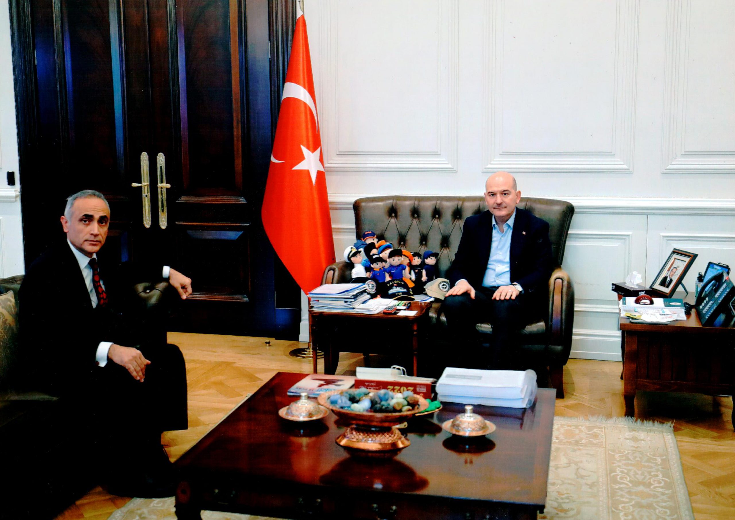 Süleyman Soylu ve ihsan şahin